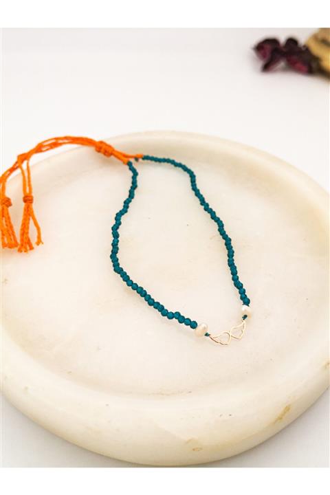 camADA 14 Ayar Altın Incili Kanat Halhal