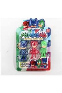 CAN Pjmasks 3 Lü Figür Set Pijama Maskeli Oyuncak Pijamaskeliler