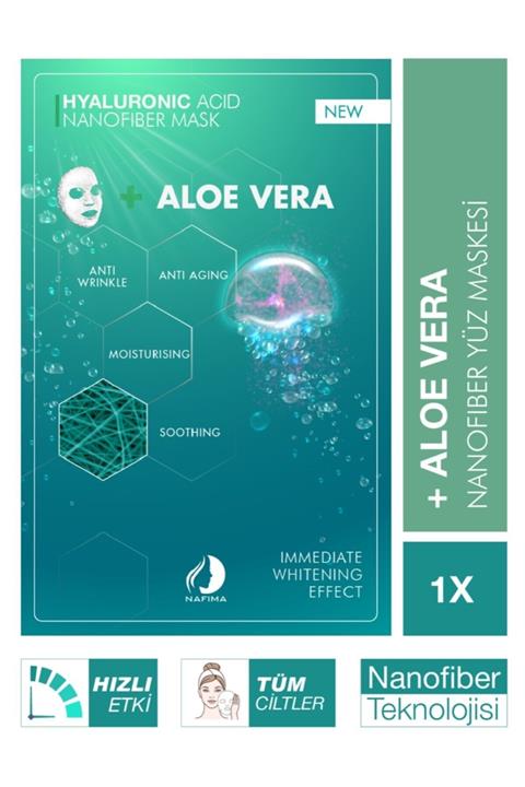 Nafima Ha Aloe Vera Nanofiber Yüz Maskesi
