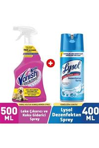 Finish Vanish Kosla Pet Leke Çıkarıcı ve Koku Giderici 500 mL + Lysol Yüzey Dezenfektanı 400mL