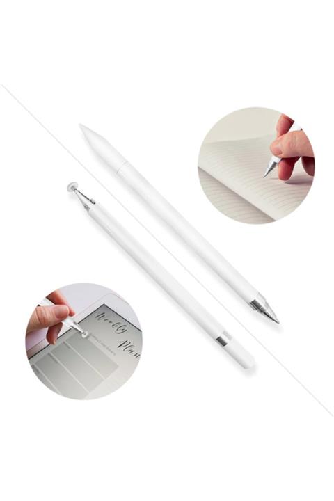 TEKNETSTORE Dokunmatik Kalem Passive 2in1 Tablet Kalemi Çizim & Yazı Kalemi Dokunmatik Kalem 4232161974312