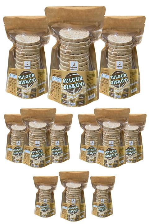 Bulgurum Organik Bulgur Bisküvi 90 Gr. X 12 Ad.