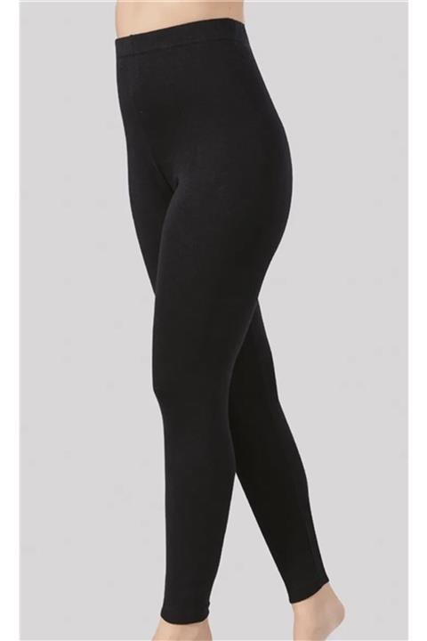 Arma Yıldız Kadın Siyah Pamuklu Kışlık Termal Tayt