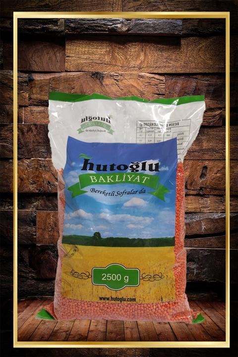 HUTOĞLU Kırmızı Mercimek Yerli 2,5 kg