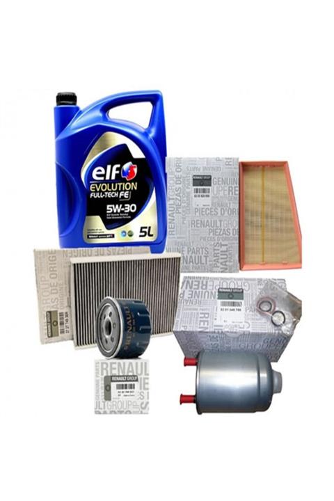 ELF Renault Fluence 1.5 Dizel Yağ + Filtre Seti