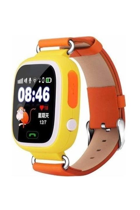 ALCATECH Eos Td-07S Gps Akıllı Saat (Çocuk Takip Saati) (Sim Kartlı Arama) Sarı