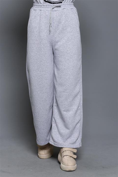 nurneva Üç Iplik Eşofman Altı Gri