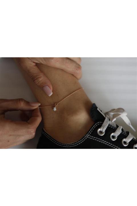 Reis Kuyumculuk Kadın Pembe Altın Opal Hal Hal