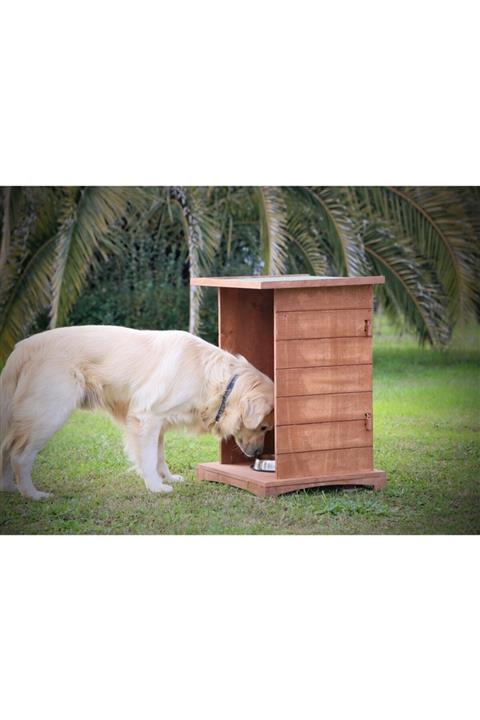 MANDU Ahşap Mama Istasyonu