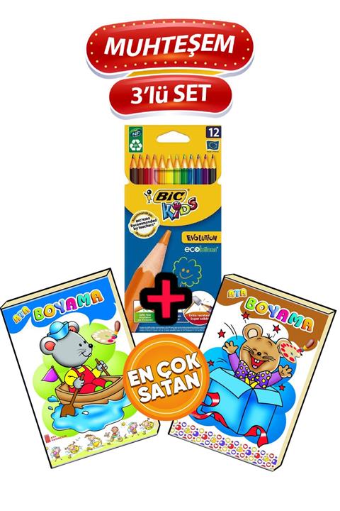 Bic Kids Tropicolor 12 Renk Kuru Boya Kalemi