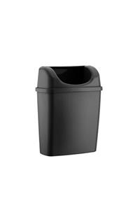 Rulopak Duvara Monte Çöp Kovası 6 Lt. Siyah