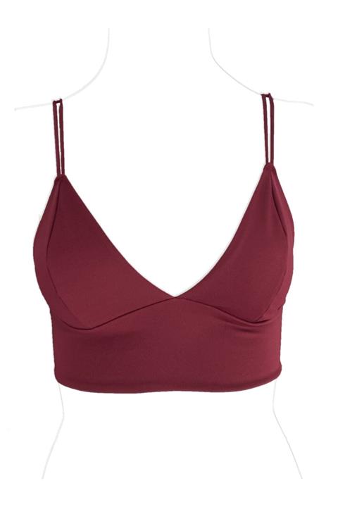 MONA Bordo Üçgen Scuba Büstiyer Bralet