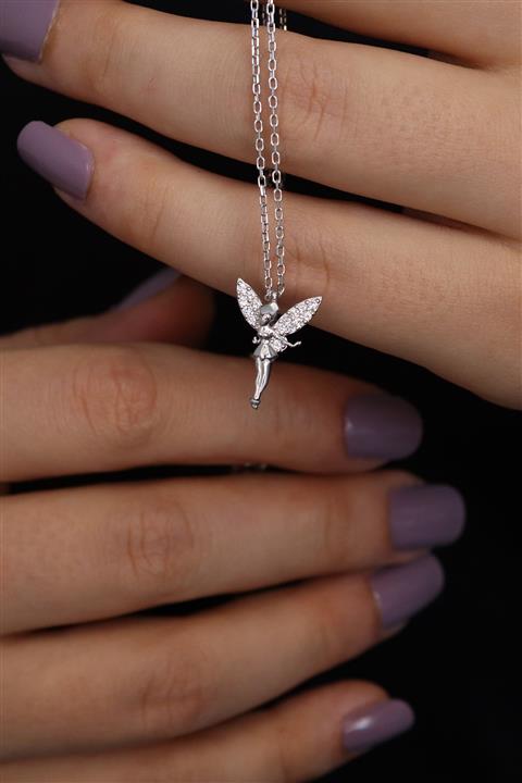 Parmas Design Kadın Peri Kızı 925 Ayar Gümüş Kolye