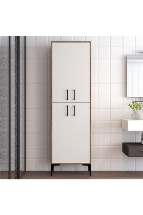 Variant Mobilya Variant Berlin A Çok Amaçlı Dolap - Ceviz / Beyaz