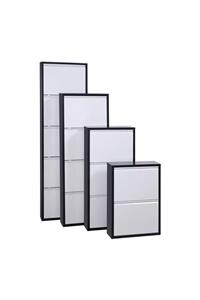 mobilyapratik Ayakkabı Dolabı 4 Kapaklı 50x15x135