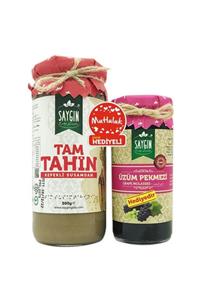 Saygın Tarihi Lezzetler Saygın Tam Tahin 500 g Üzüm Pekmezi 300 g Hediyeli