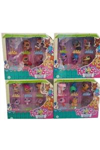 Little Pet Shop Neşeli Oyuncak Minişler 6'lı Miniş Ailesi Oyuncak Pet Shop Miniş