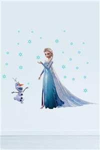 Dekor Loft Karlar Ülkesi Elsa Ve Olaf Frozen Çocuk Odası Sticker