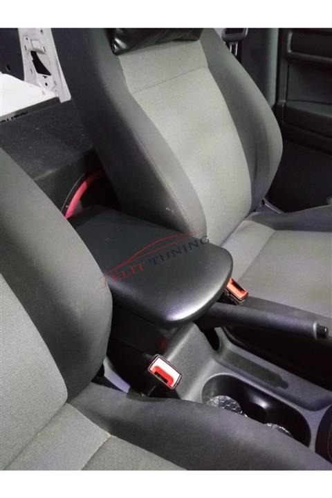 ElitTuning Vw Caddy Deri Kol Dayama Kolçak Siyah Özel Üretim Mdf