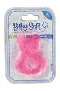 bahar soft baby Baby Soft Sulu Diş Kaşıyıcı 0+ Ay Pembe