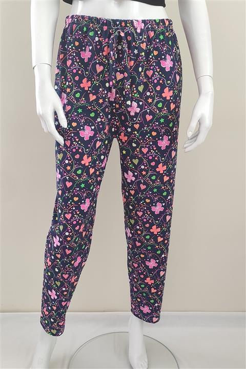 BERA TEKSTİL Desenli Likralı Penye Pijama