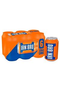 IRN BRU Karışık Aromalı Gazlı Içecek 330 ml X 6 Adet