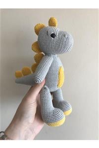 butik örgü sepeti Amigurumi Dinazor Sevimli Dinozor