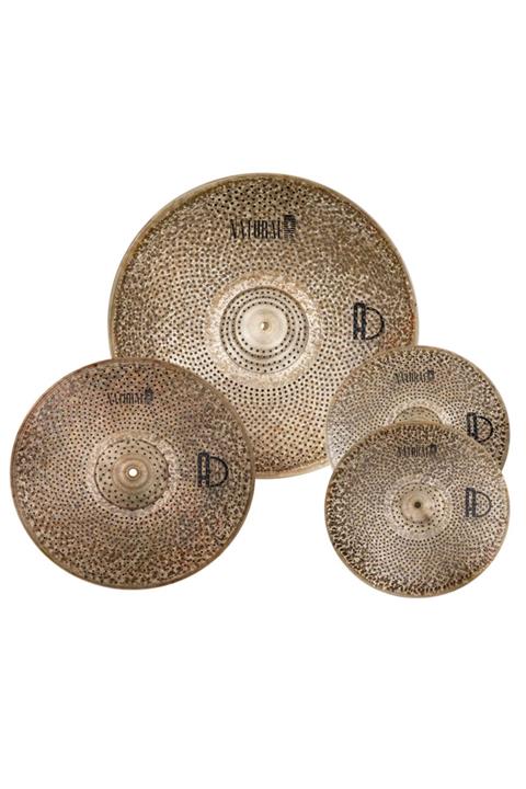 Agean Cymbals Natural R Low Volume Düşük Sesli Bateri Zil Seti