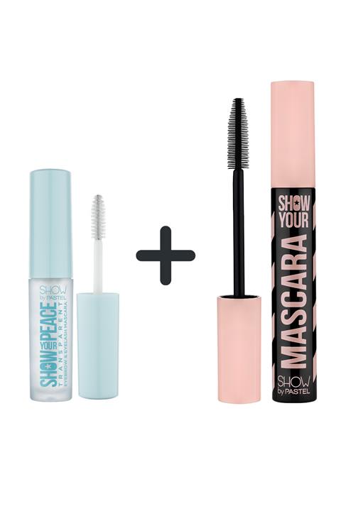 Pastel Show Your Mascara Black & Show Your Peace Transparan Kaş Ve Kirpik Maskarası