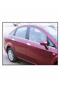 FAMS OTO AKSESUAR Fiat Linea Krom Cam Çıtası 8 Prç. 2007 Ve Üzeri P.çelik