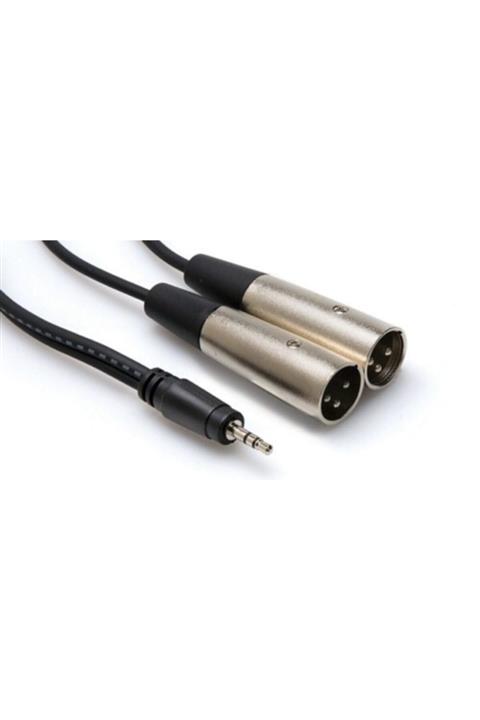 HOSA 3.5 Mm. Trs (m) Dual Xlr (m) Stereo Breakout Kablo, 3 Mt.