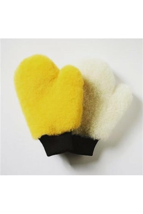 Ufs Kuzu Yünü Güvenli Yıkama Eldiveni