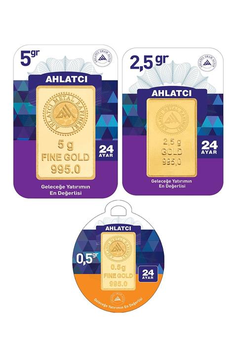Ahlatcı 24 Ayar-8 Gram Külçe Altın