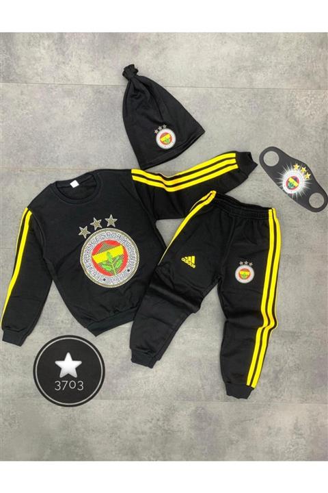 ucuzstıl Unisex Sarı 4 Lü Çocuk Takımı