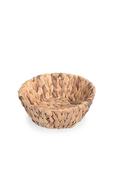 DEKORHANEMDEN Elyapımı Yuvarlak Hasır Sepet