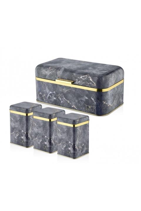 MRY HOME Dikdörtgen Ekmeklik Seti 4'lü