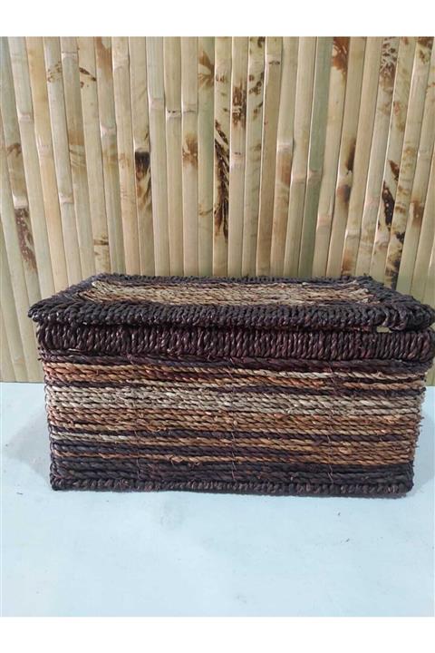 BAYRAKLAR Küçük Boy Çok Amaçlı Kapaklı Sepet