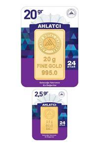 Ahlatcı 24 Ayar-22.5 Gram Külçe Altın