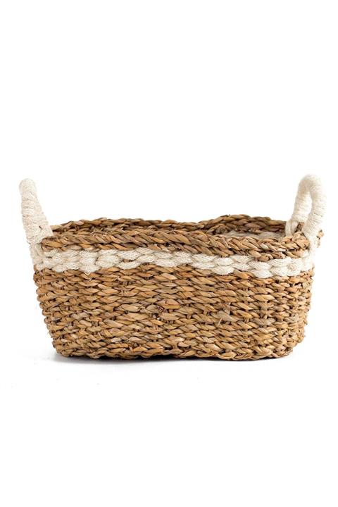 Maholl Hasır Örme Ekmeklik Sepeti 15 x 30 cm