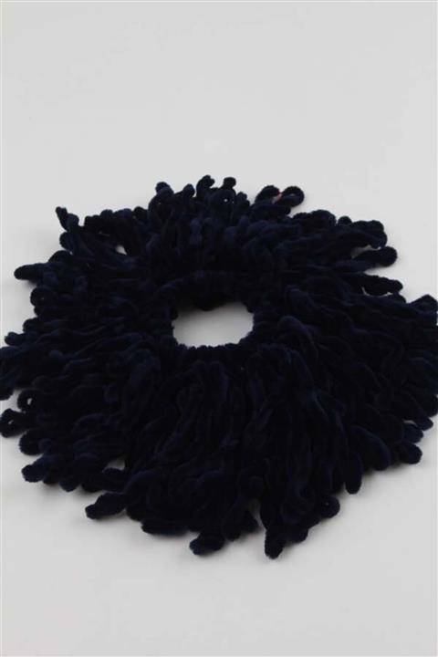 İsra Silk Kadife Topuz Tokası Lacivert