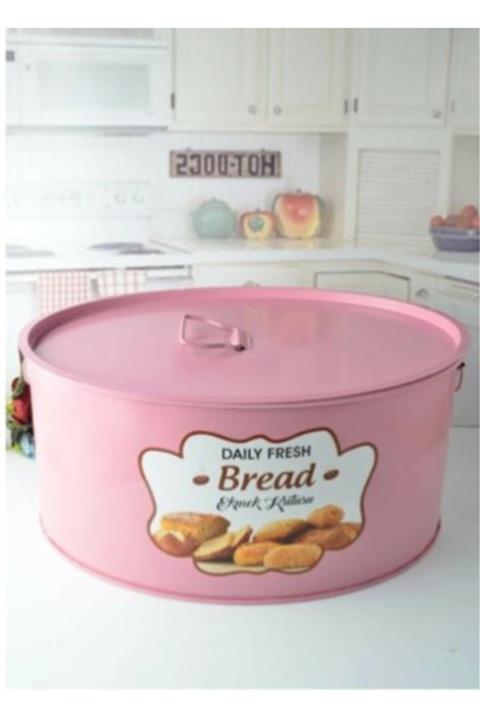 Zarif Home Büyük Ekmek Kutusu Pembe