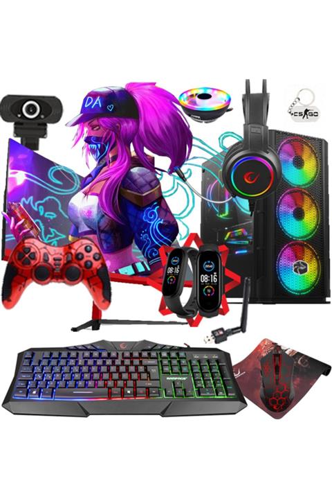 BigGameX Bg16 Ryzen 5 3600 Rx550 4gb 16gb Ram 256gb Ssd 23,8\