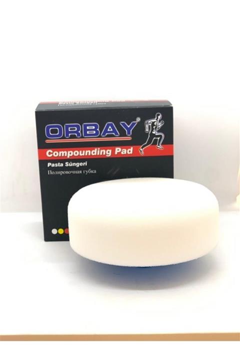 Orbay Aplikatörlü Polisaj Pasta Ve Cila Süngeri Beyaz Orta Sertlik 150mm 1 Adet Fiyatıdır.