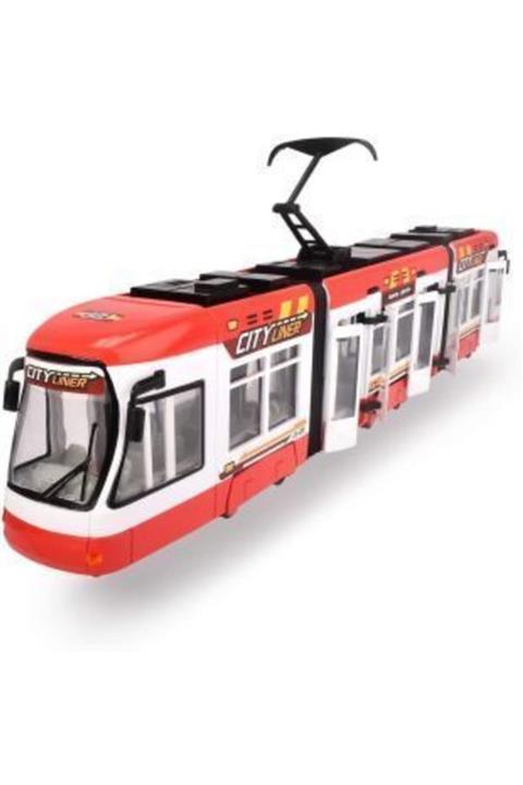 Cici Oyuncak City Lıner Oyuncak Kırmızı Tramvay Tren 46 Cm Çocuk Oyuncak Orijinal