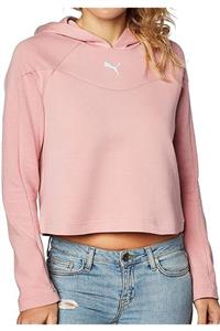 Puma Kadın Kapüşonlu Crop Sweatshirt Rose Pembe