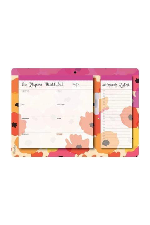 Fabooks Yayınları Ev Yapımı Mutluluk - Yemek Planlayıcı Ve Alışveriş Listesi