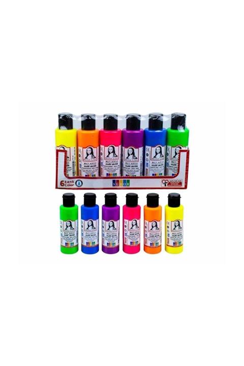 Südor Mona Lisa 6'lı Fosforlu Akrilik Boya