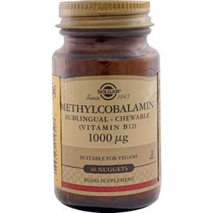 Solgar Methylcobalamin (B12) 1000 Mcg 30 Dilaltı Tableti