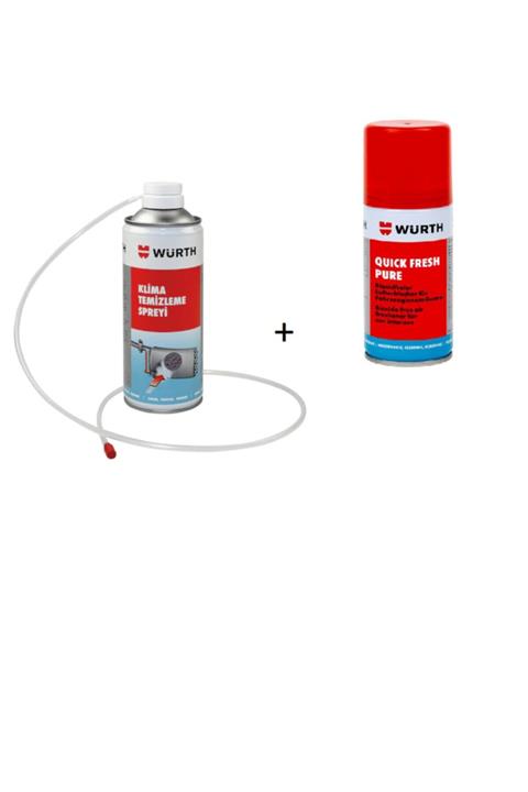 Würth Klima Temizleme Spreyi 300ml +quick Fresh Koku Bombası 100ml
