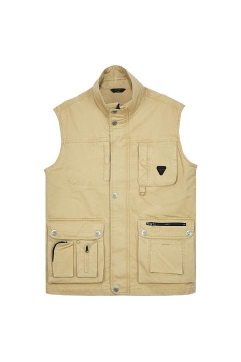 SAVEX 2002 Bej Taktikal Uzun Yelek L